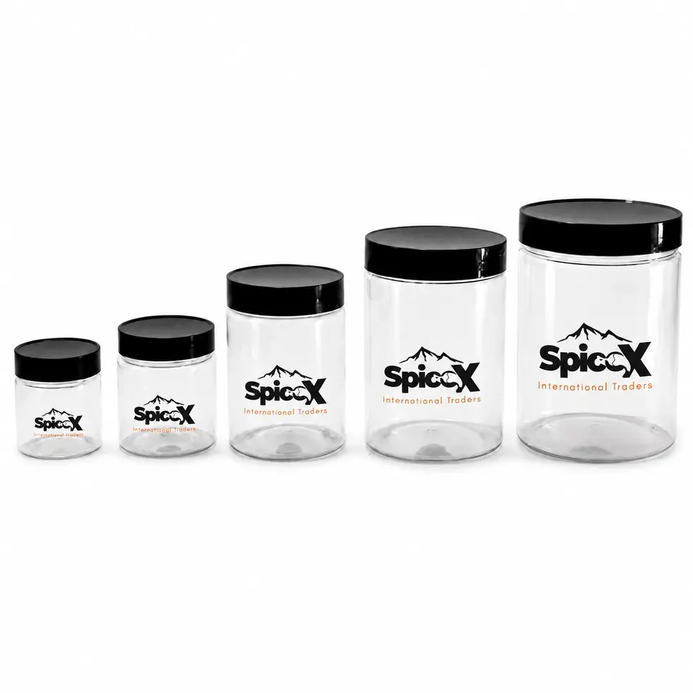 Round & Flat-bottom Jars packaging